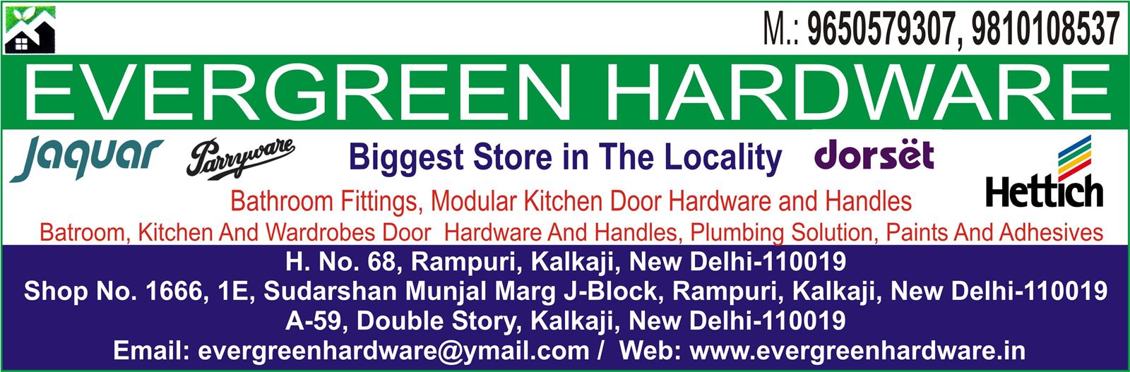 EVERGREEN HARDWARE